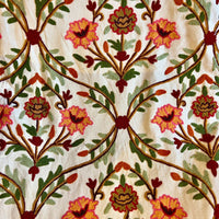 GULNAZ Crewel Embroidered Bedspread