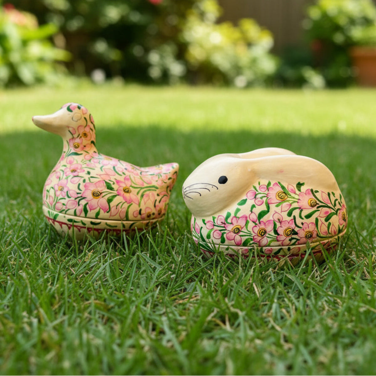 BAGH Pink Papier Mâché Boxes