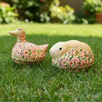 BAGH Pink Papier Mâché Boxes