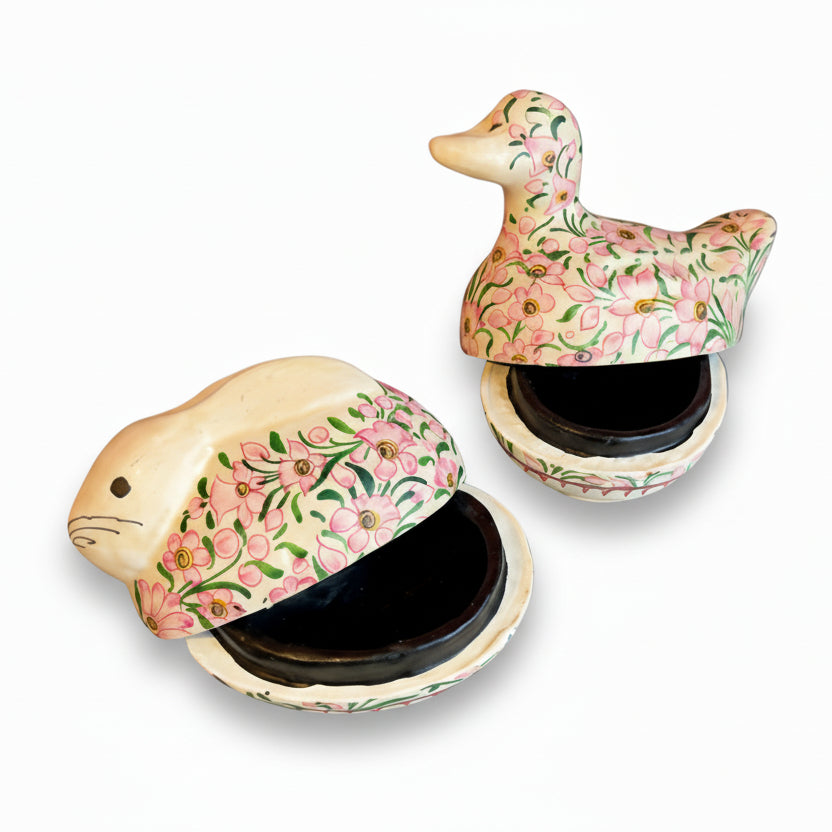 BAGH Pink Papier Mâché Boxes