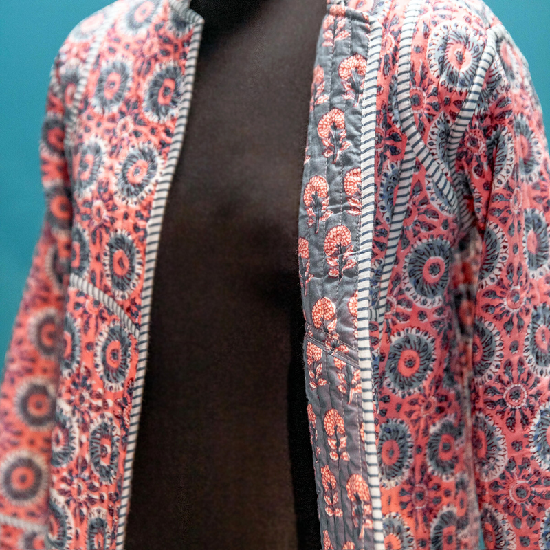 ROSA Short Quilted Cotton Jacket