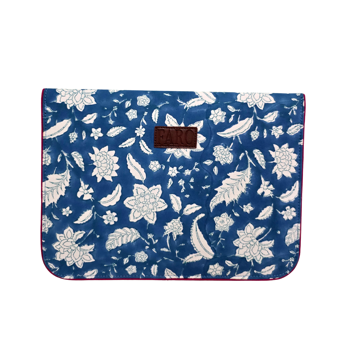 FARAH Blockprint Cotton iPad/ Laptop Sleeve