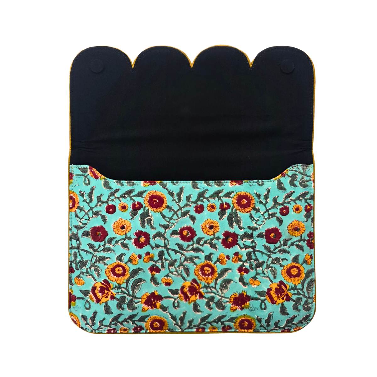 PHIROZE Blockprint Cotton iPad/ Laptop Sleeve