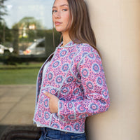ROSA Short Quilted Cotton Jacket