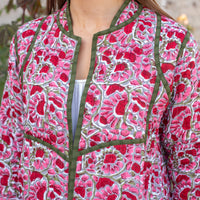 ELIZA Short Quilted Cotton Jacket