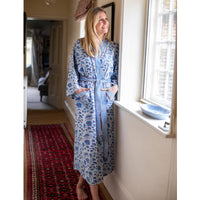 ANORA Blockprint Long Dressing Gown