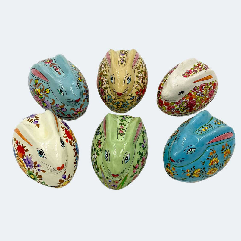 easter bunnies, hand painted easter rabbits, hand painted easter  bunny