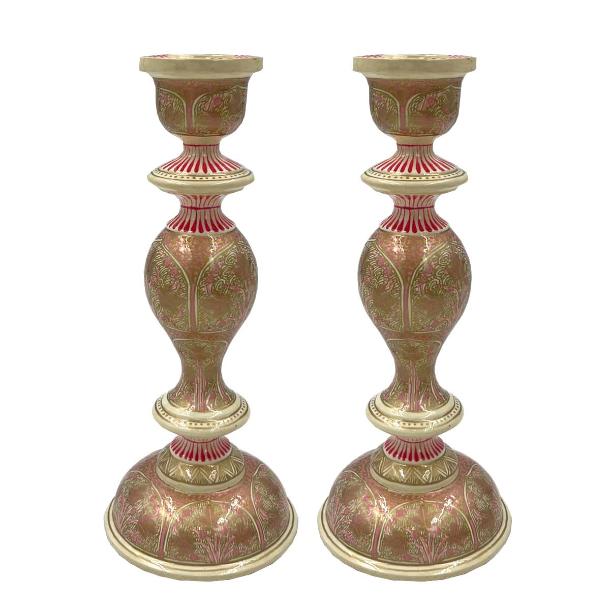 NISHAT BLUSH Candle Holder (Pair)