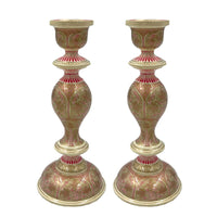 NISHAT BLUSH Candle Holder (Pair)