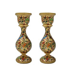 AURUM BIRDS Papier Mâché Candle Holder (Pair)