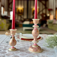 Candle Holders, papier mache, kashmir artefacts, kashmir decor, candle holders, candlesticks, christmas candle sticks