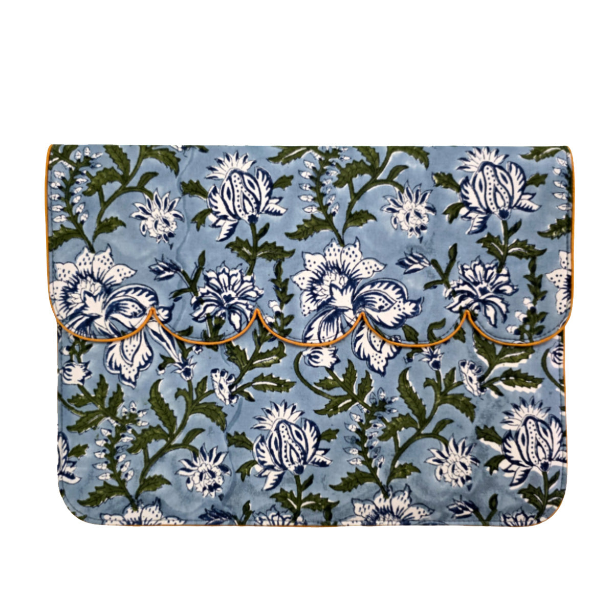 DAKOTA Blockprint Cotton iPad/ Laptop Sleeve