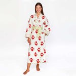 ANAIS Quilted Long Dressing Gown