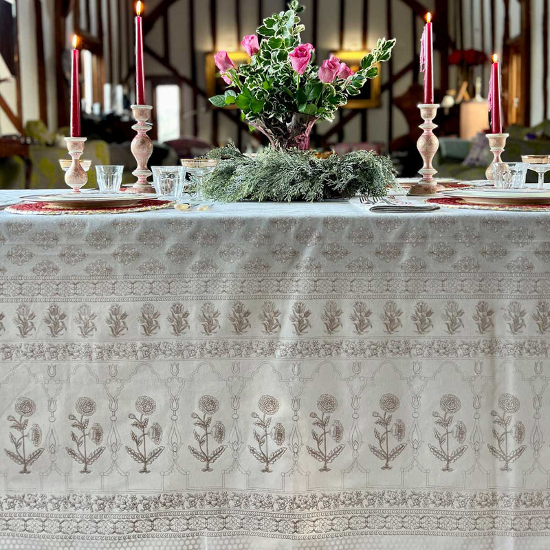GOLD BUTI Printed Tablecloth