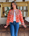GAIA Patchwork Short Quilted Cotton Jacket