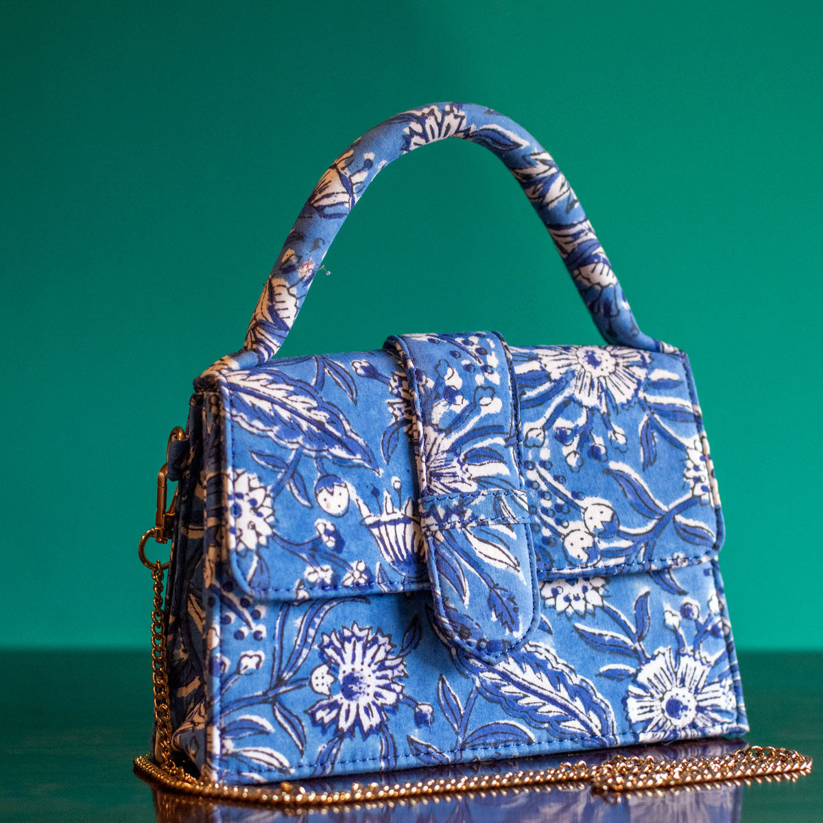 LUNA MIDI Printed Handbag