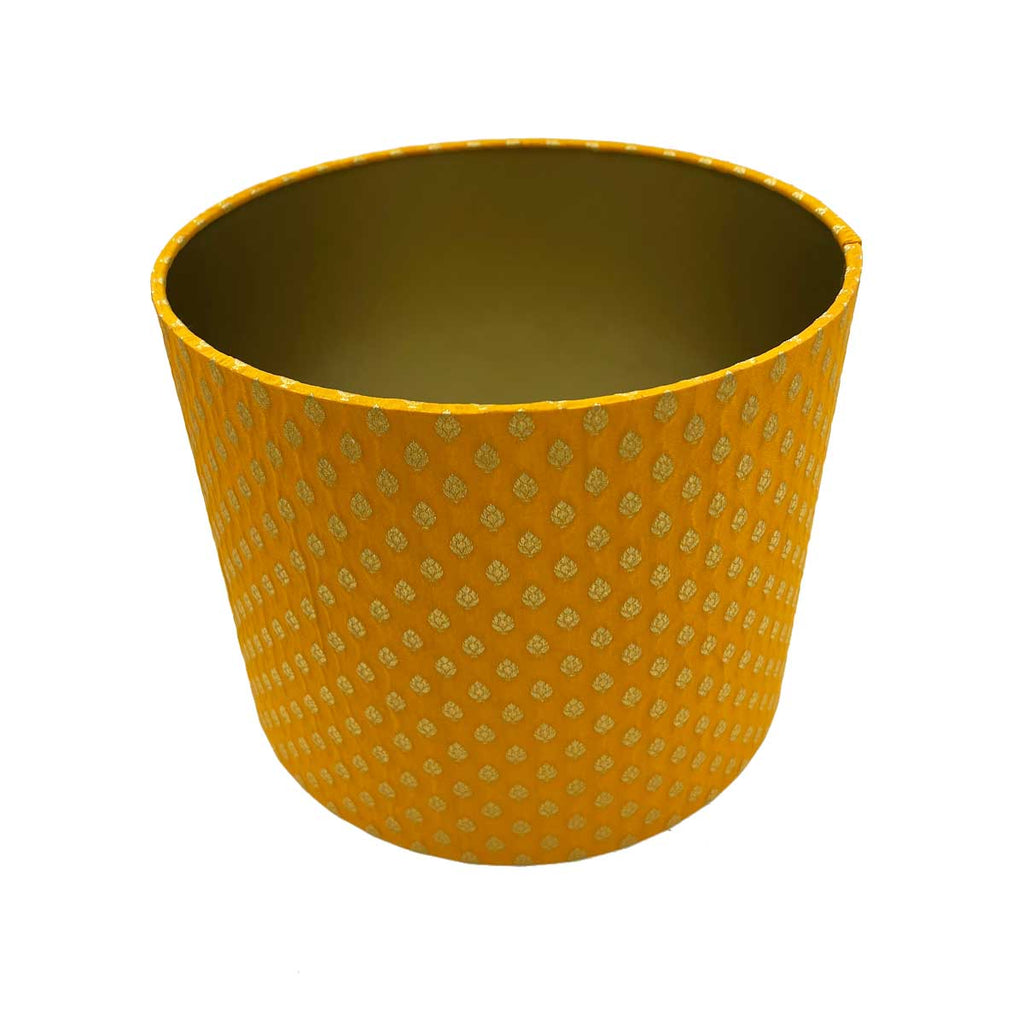 MARIGOLD Silk Brocade Drum Lampshade