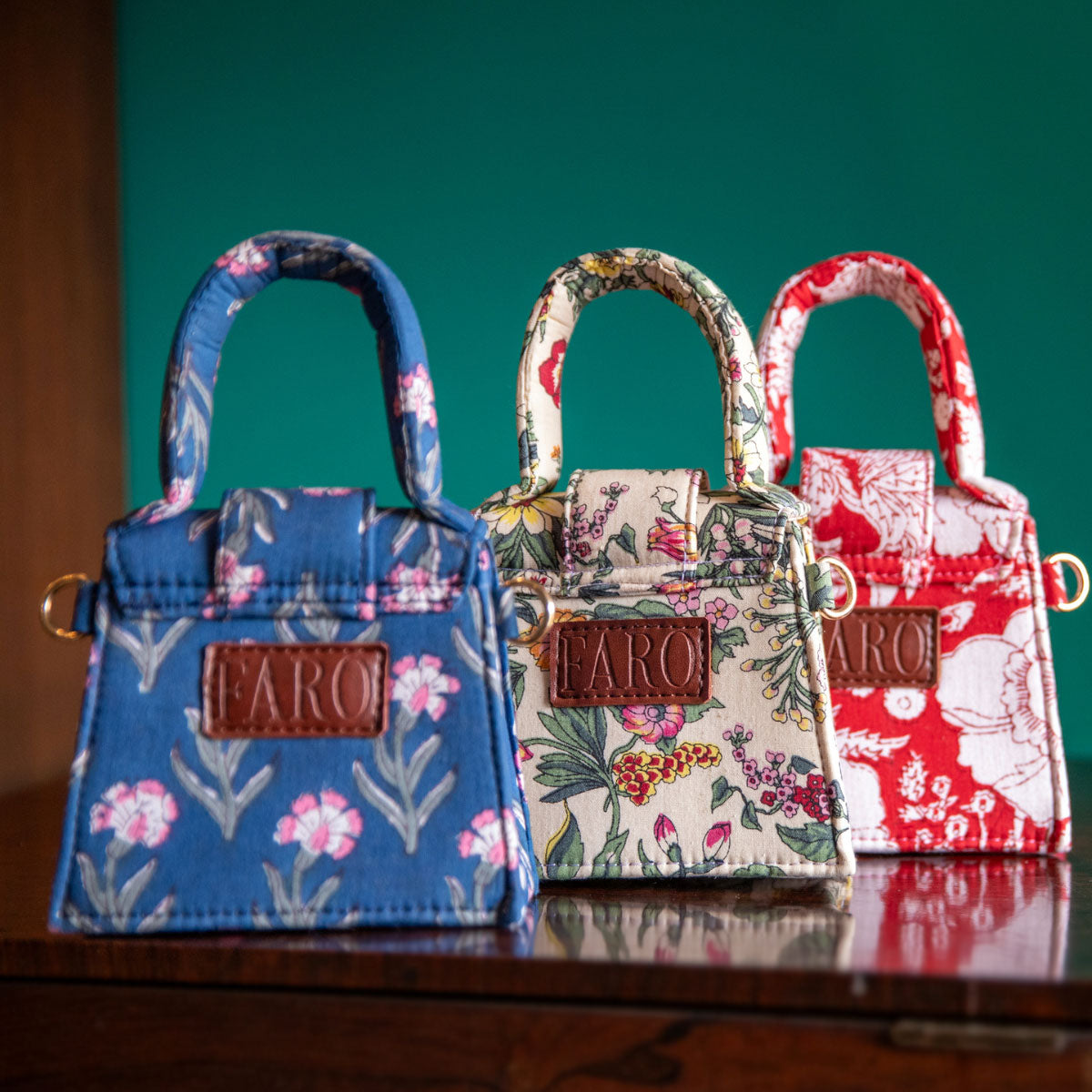 BAGH MINI Printed Handbag