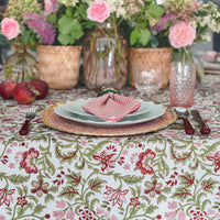 NILOFER ROSE Blockprint Tablecloth