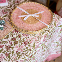NILOFER ROSE Blockprint Tablecloth