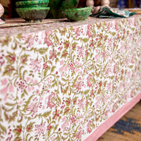 NILOFER ROSE Blockprint Tablecloth