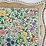 NURI Floral Papier Mache Tray