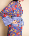 SIMONE Blockprint Long Dressing Gown