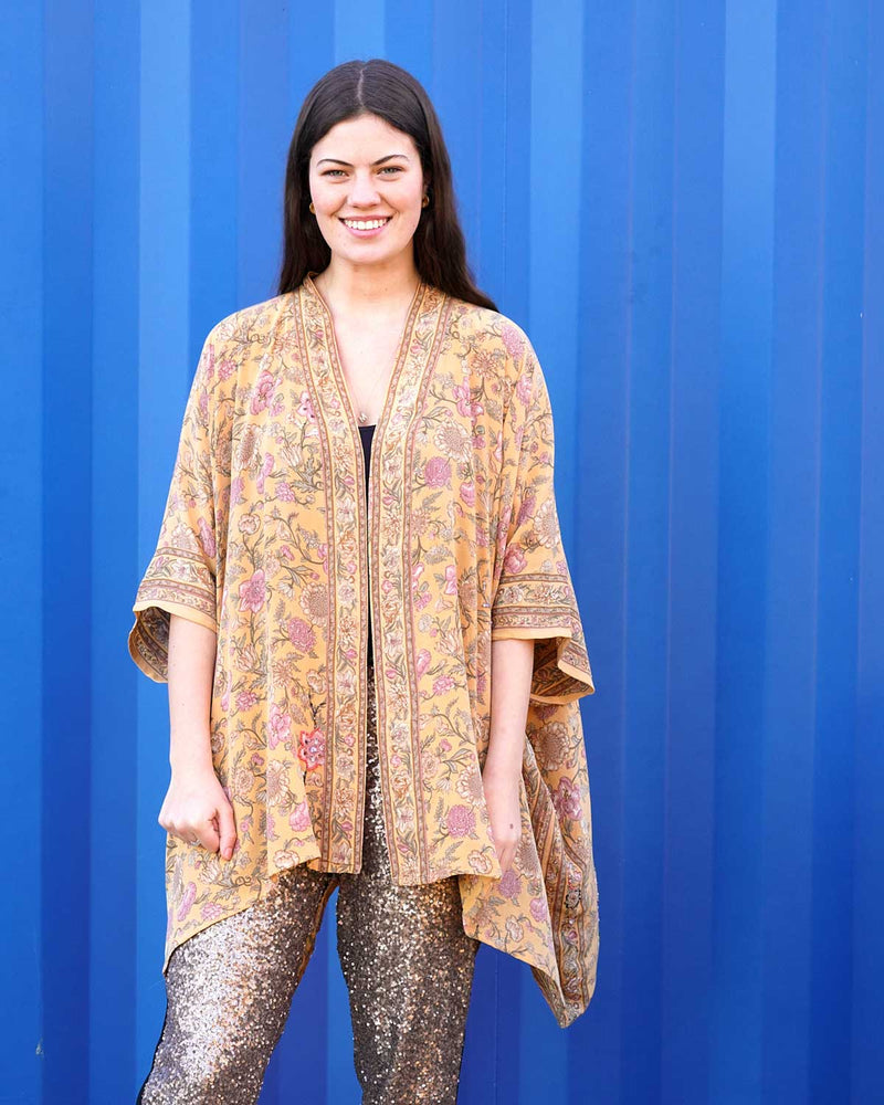 ZAINA Silk Swing Jacket