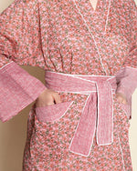 TANGIERS Floral Long Dressing Gown