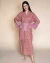TANGIERS Floral Long Dressing Gown