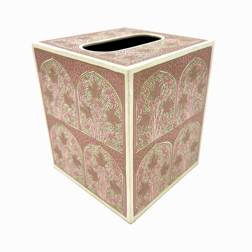 Home Decor Tissue Box, papier mache box, hand painted box, handmade tissue box, festive gifts, papier mache boxes, Tissue Holder, square tissue box