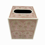 NISHAT BLUSH Hand Painted Square Tissue Box