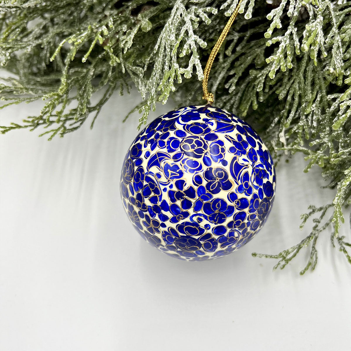 Christmas Baubles, Christmas ornaments, papier maches baubles, papier mache, Kashmir papier mache