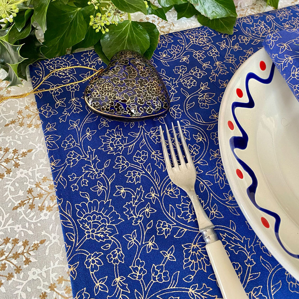 LAPIS Printed Placemat & Napkin Set