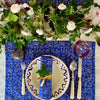 tablemats, place mats, placemat sets, gold printed, blockprint placemats