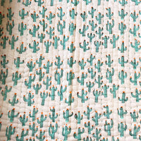 CACTI Blockprint Reversible Quilt