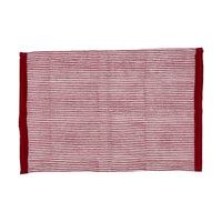 GARNET Stripes Blockprint Tea Towel Set of 2