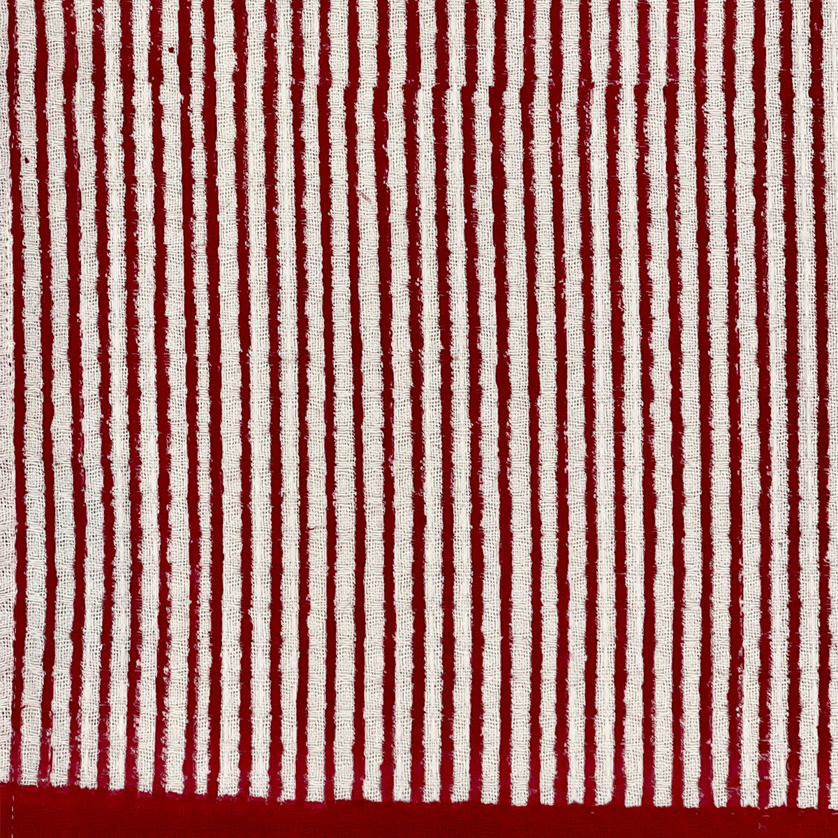 GARNET Stripes Blockprint Tea Towel Set of 2