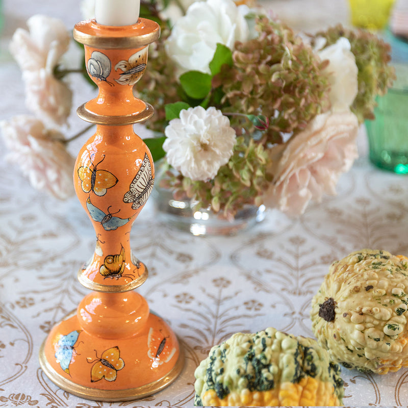 papier mache, kashmir artefacts, kashmir decor, candle holders, candlesticks, christmas candle sticks
