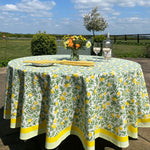 LIMON Blockprint Tablecloth