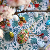 PETAL Stone Blue Blockprint Tablecloth