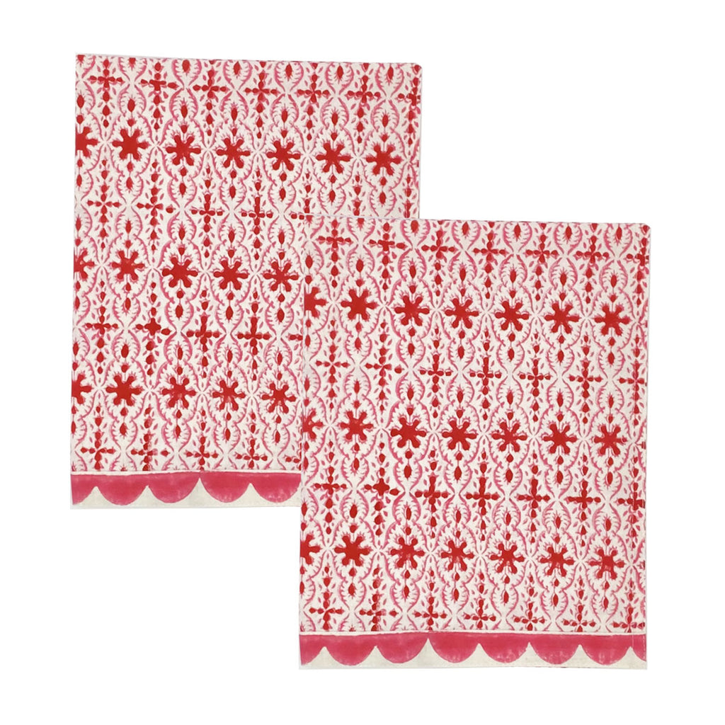 kitchen towels, dish towels, tea towels, blockprint tea towels