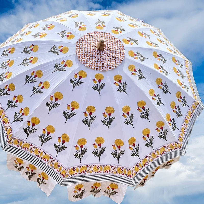 BALI Blockprint Garden Parasol