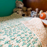 CACTI Blockprint Reversible Toddler Quilt