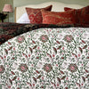 FLORA Reversible Kantha Bed Quilt