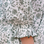 FLORA SAGE Blockprint Night Shirt