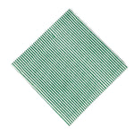 EMERALD Green Striped Blockprint Napkins