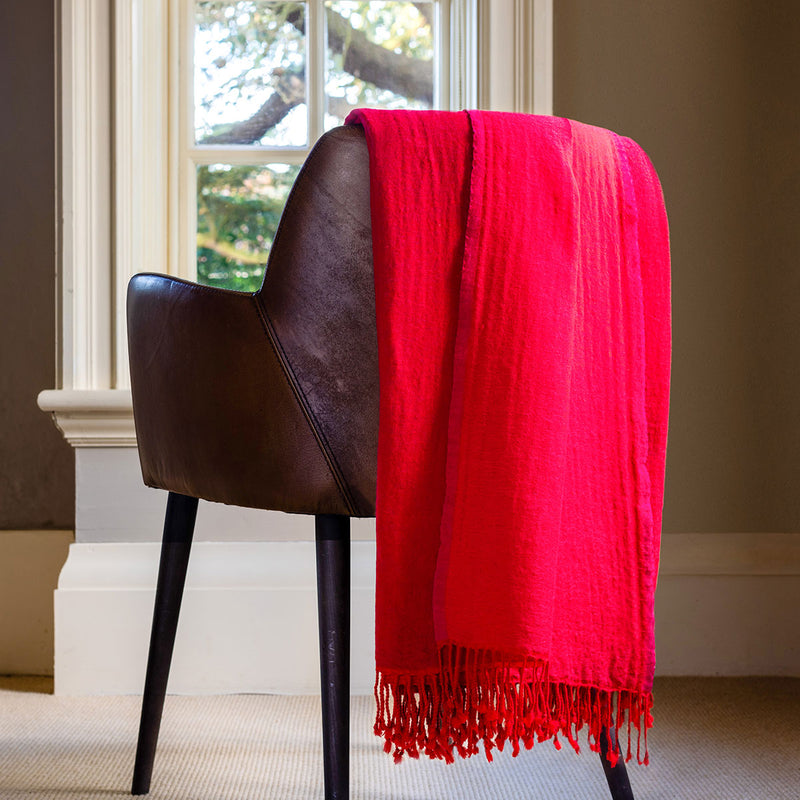 HIBISCUS Merino Wool Throw