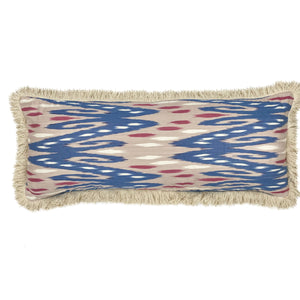 ikat cushions, fringed cushions, summer cushions, outdoor cushions