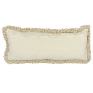 ELIZE Fringed Ikat Cushion